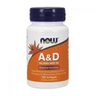 Вітаміни та мінерали NOW FOODS A & D 10000/400 100 softgels