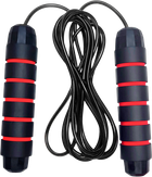 Скакалка швидкісна EasyFit EF-1912 288 см Чорна (56003343)
