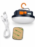 USB LED Лампа Ліхтар Світильник Павербанк 7200 mAh Синій Акумуляторний Кемпінговий Туристичний Аварійний Бездротовий на Батареї Похідний Нічник
