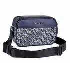 Сумка через плечо Coach Graham Crossbody In Signature Canvas, в синем цвете.