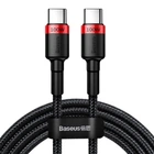 Кабель USB Type-C > USB Type-C Baseus Cafule Flash Charging PD 2.0 100W 2.0m (CATKLF-AL91) Red/black