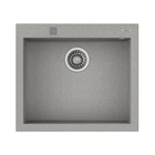 Гранітна мийка для кухні Teka Forsquare 50.40 TG 570x500 урізна, прямокутна, сіра (115230006)