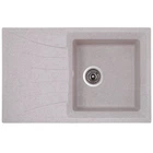 Гранитная мойка для кухни Haiba HB8104-G322 780x500x200 накладная, прямоугольная, бежевая (HB0990)