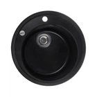 Мийка кухонна Zerix ZS-510R-14 Чорний металік (ZX4538)