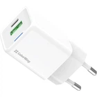 Зарядное устройство ColorWay GaN Mini 30W PD Port PPS USB (Type-C PD + USB QC4.0) white (CW-CHS053PD-WT)