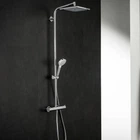 Душова система Hansgrohe Crometta 27271000 E 240 1jet Showerpipe з термостатом