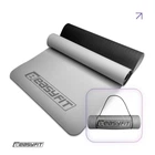 Килимок для йоги та фітнесу EasyFit TPE+TC 6мм двошаровий сірий-чорний