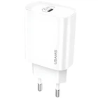Мережевий зарядний пристрій USAMS T39 US-CC131 Single Port PD Fast Charger 20W White