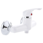 Змішувач для душа PLAMIX AFINA-003 WHITE (без шланга та лійки) (Колір білий) (PM0567)
