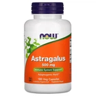 Натуральна добавка Now Foods Астрагал Astragalus 500 мг Капсули