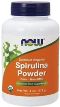 Натуральная добавка Now Foods Organic Spirulina Порошок
