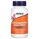 Натуральна добавка NOW Foods Ashwagandha Stress Relief капсулы