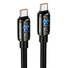 Кабель Hoco U143 Joy Type-C к Type-C для быстрой зарядки и передачи данных мощностью 240W черный