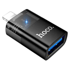Адаптер Hoco UA36 Lightning to USB для подключения флешек и периферии к iPhone iPad без компьютера