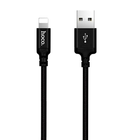 Кабель Hoco X14 Lightning для швидкого заряджання та синхронізації пристроїв з USB довжина 2 метри чорний