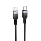 Кабель Hoco X109 Energy 60W Type-C для быстрой зарядки и передачи данных длина 3 метра черный