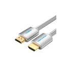 Кабель мультимедийный HDMI M to HDMI M 5.0m V2.1 4K60Hz braided aluminum alloy gray Vention (AABIJ) (352663)