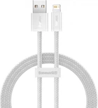 Кабель Baseus Dynamic Series Fast Charging Data Cable USB to iP 2.4 A 1 m White (CALD000402)