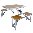 Туристичний стіл Bo-Camp Bamboo Brown/Silver (1404800) Bo-Camp 1404800 1056874