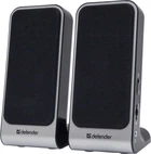 Акустична система 2.0 Defender SPK-225 2Вт, чорно-срібляста, пластик, USB (65220)