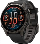 Смарт-часы Garmin Fenix 8 43mm AMOLED Sapphire Carbon Gray DLC Tit. w. Black/Pebble Gray S. Band (010-02903-20)