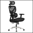 Офісне крісло Mealux D1 Duo Air Fabric Black (арт. HF-D1 Duo F/B)
