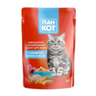 Влажный корм Пан Кот с сочной уткой в желе 100 г