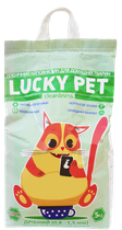 Наповнювач Lucky Pet бентонітовий з ароматом лаванди, дрібна гранула (0,8 - 1,5 мм), 5 кг