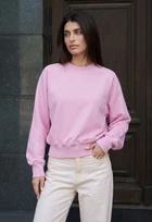 Женский свитшот стаф розовый спортивная кофта однотонная Staff mak pink S (400709)