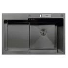 Кухонная мойка Mixxus MH7849R-HK 780x490 нержавеющая сталь, врезная, черный (3,0/0,9) (MX1938)
