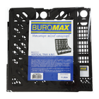 Лоток для бумаги Buromax Пластиковый Вертикальный 4 в 1 Черный (BM.6101)