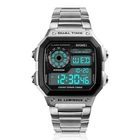 Чоловічий годинник Skmei 1335 Square High-End з будильником