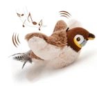 Интерактивная игрушка воробей Flapping Cat Bird Toys