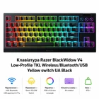Клавиатура Razer Widow V4 Low-Profile TKL Wireless/tooth/USB switch UA (m511739)