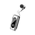 Блютуз гарнітура XO BE37 with digital displey Чорна