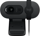 Веб-камера Logitech Brio 100 Full HD Webcam Graphite (960-001585, 960-001587)