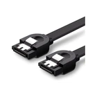 Кабель UGREEN US217 SATA 3 Data Cable 6 Гбіт/с 0.5 м Black (UGR-30796) шлейф SATA III для SSD і HDD