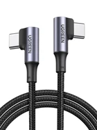 Кабель USB-C to USB-C Ugreen 100 Вт 90 градусів, 51 см для iPhone, MacBook Pro, iPad, Samsung Galaxy, Z Fold, Google Pixel,Switch