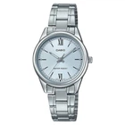 Женские часы Casio LTP-V005D-2B3 голубые 30 м