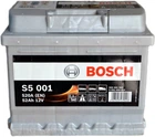 Автомобильный аккумулятор Bosch 6СТ-52 Н (S5001) 52 Ач (-/+) Euro 520 А (0 092 S50 010)