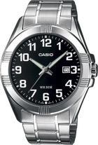 Чоловічий годинник Casio MTP-1308D-1B чорний 50 м