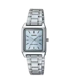 Женские часы Casio LTP-V007D-2E голубые 30 м