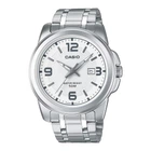 Мужские часы Casio MTP-1314D-7A белые 50 м