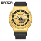 Наручний годинник Sanda 3167 Gold