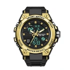 Наручний годинник Sanda 739 Black-Gold