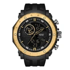 Наручний годинник Sanda 6012 Black-Gold