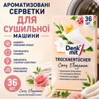 Ароматизированные салфетки для сушильной машины Denkmit Cozy Elegance, 36 шт.