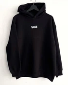 Мужское черное оверсайз худи для мужчины кофта с капишоном S - black XL (204946)
