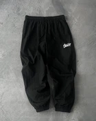 Мужские спортивные брюки брендовые черные плащевка. L (379079)