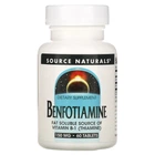 Бенфотіамін, Benfotiamine, Source Naturals, 150 мг, 60 таблеток (SNS-01906)